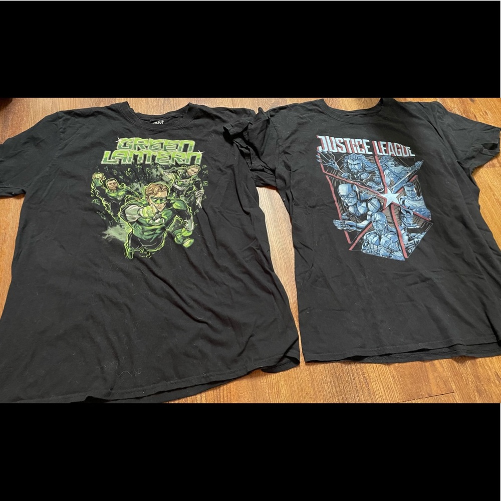 Two Funko DC Comics Shirts